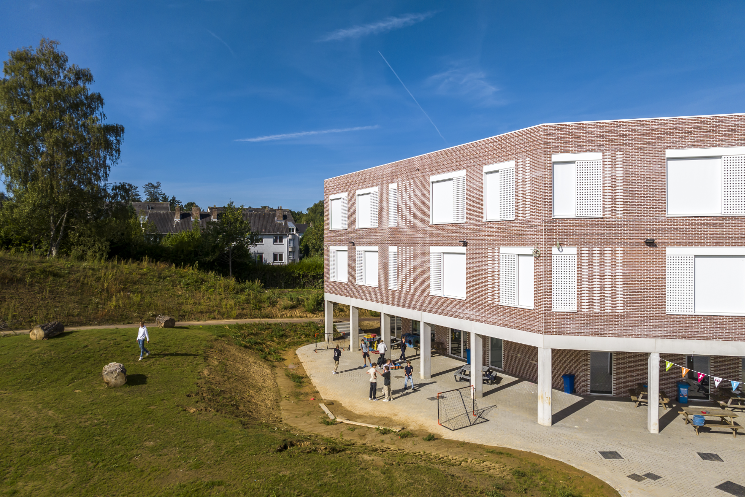 Nieuwe schoolgebouw eerste graad Nieuwe schoolgebouw eerste graad